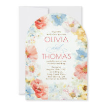 Schäbige Vintage-Blumen-Boho-elegante Hochzeitsbog