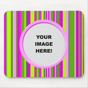 Schablone, Finger-grüne Streifen-Grenze Mousepad