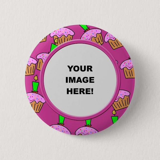 Schablone, Kuchen-Grenze Button (Vorderseite)