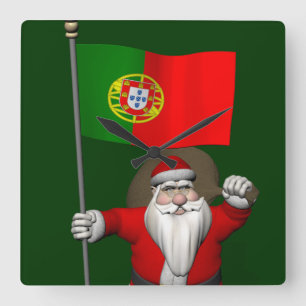 Schablone Quadratische Wanduhr