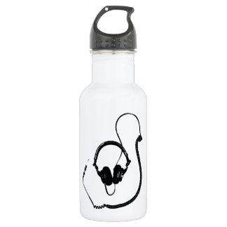 Schablonen-Art DJ-Kopfhörer Trinkflasche