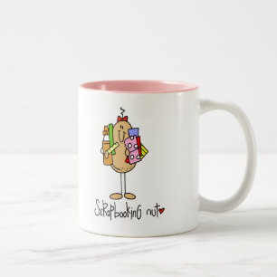 Schabracken-Nuss-Tasse Zweifarbige Tasse
