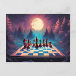 Schach 1026 postkarte