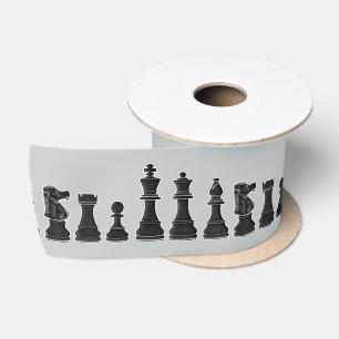 Schach 3 Zoll Satinband