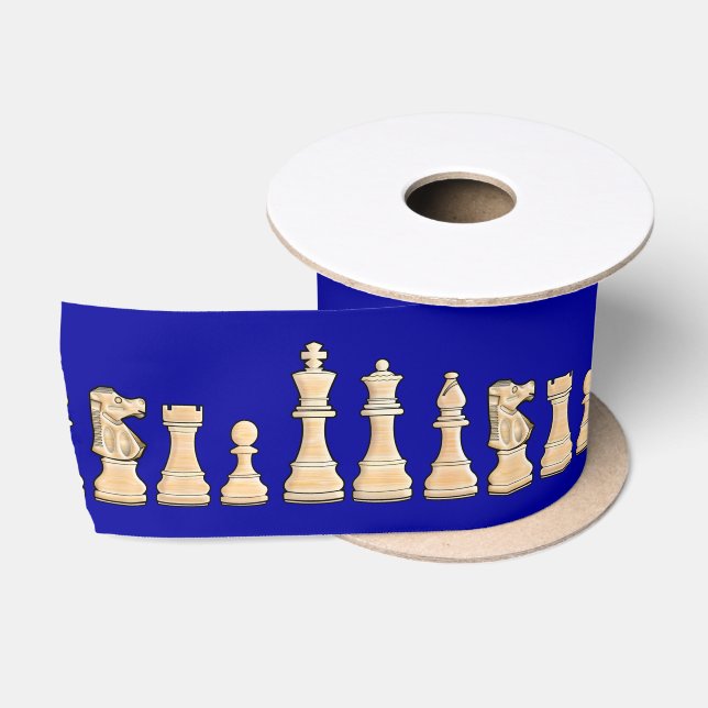 Schach 3 Zoll Satinband (Spule)