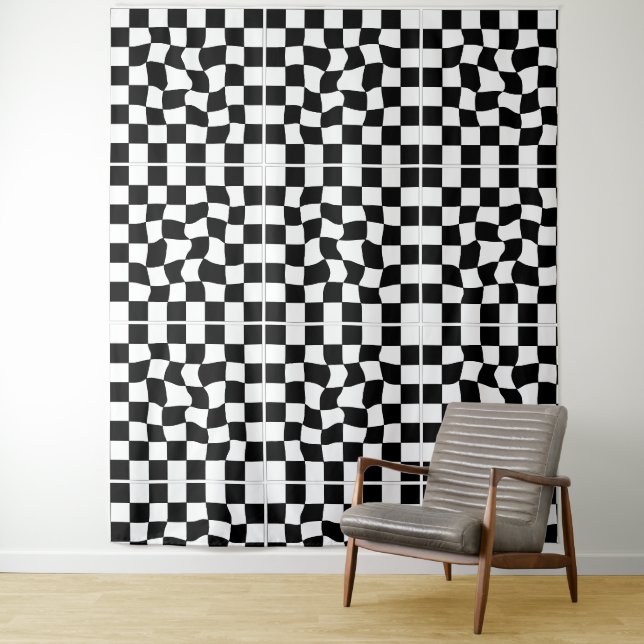 Schach abstrakt wandteppich (Beispiel)