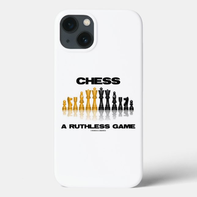 Schach als rücksichtsloses Set Case-Mate iPhone Hülle (Rückseite)