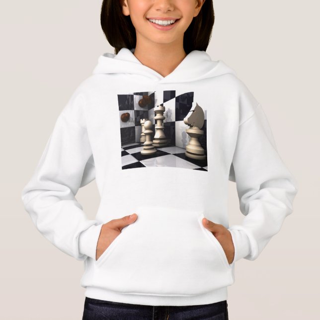 Schach-Art Hoodie (Vorderseite)