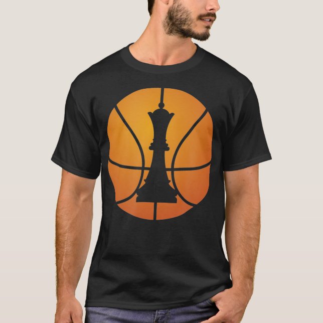 Schach Basketball-Geschenk Funny für Game Board Ki T-Shirt (Vorderseite)
