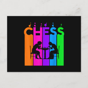 Schach-Blase-Hobby- und Sport-Geschenkidee Postkarte