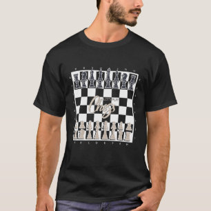 Schach Club Spiel King Queen Horse Schach Piece Me T-Shirt