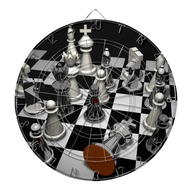 Schach Dartscheibe (vorne)