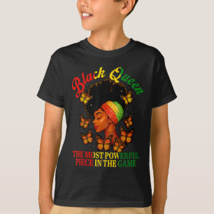 Schach der 19. Schwarzen Königin - kraftvolles Stü T-Shirt