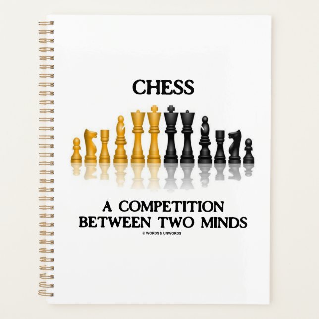 Schach einen Wettbewerb zwischen zwei Minds Schach Planer (Vorderseite)
