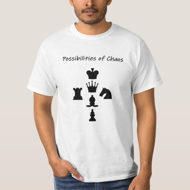 Schach-Einfaches Hemd sieht cool aus T-Shirt (Vorderseite)