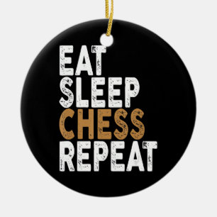 Schach essen wiederholen Schach Keramik Ornament