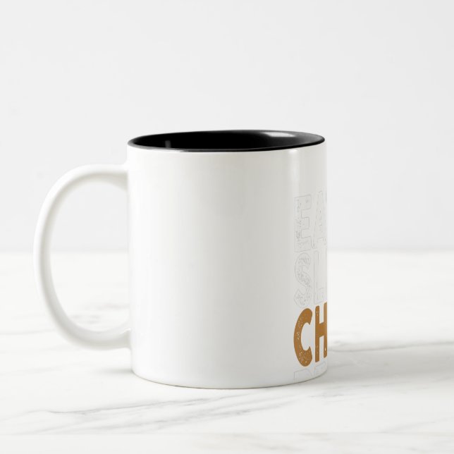 Schach essen wiederholen Schach Zweifarbige Tasse (Links)