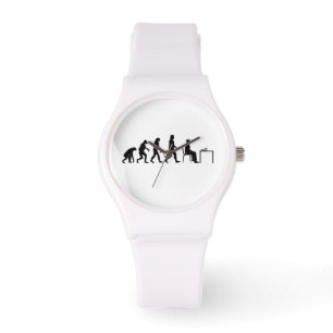 Schach - Evolution des Schachspielers Armbanduhr