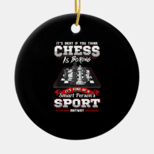 Schach Funny Quotes Spaß Redewendungen Keramik Ornament