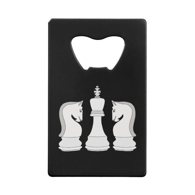 Schach Geldbeutel Flaschenöffner (Vorderseite)