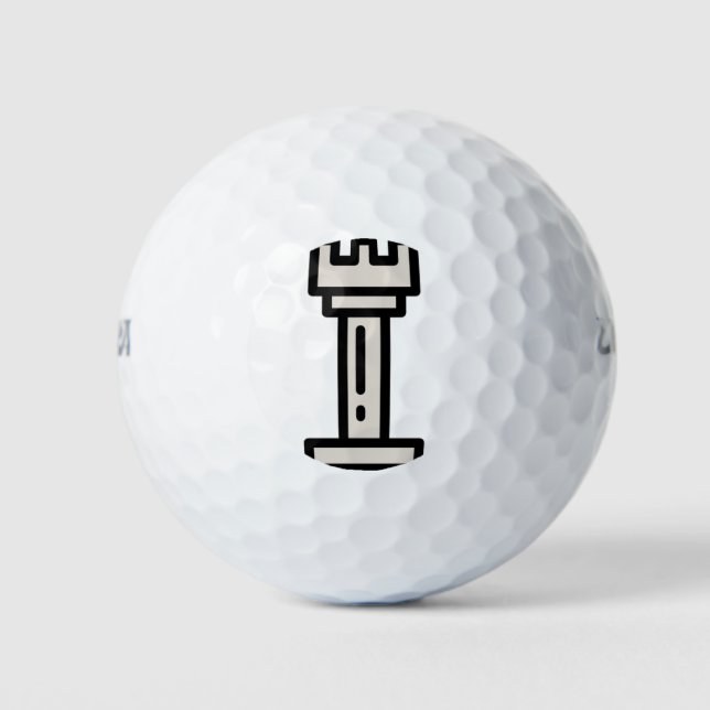 Schach Golfball (Vorderseite)