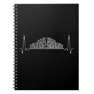 Schach Heartbeat Notizblock