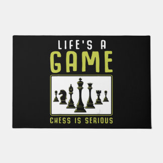 Schach Heartbeat Schach Master Schach Club Fußmatte