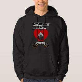 Schach Herz Pieces Strategie Spiel Liebe Passion Hoodie