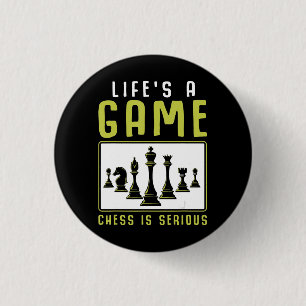 Schach Herzschlag Schach Schachmeisterklub Button