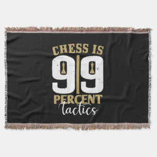 Schach ist 99 Prozent Taktik Decke