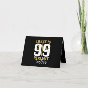 Schach ist 99 Prozent Taktik Einladung