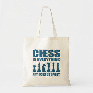 Schach ist Kunst Wissenschaft Sportgeschenk Frauen Tragetasche