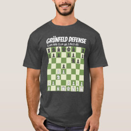 Schach ist Leben - Grünfeld-Verteidigung T-Shirt