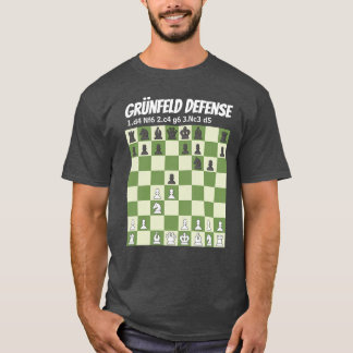 Schach ist Leben - Grünfeld-Verteidigung T-Shirt