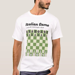 Schach ist Leben - Italienisches Spiel T-Shirt