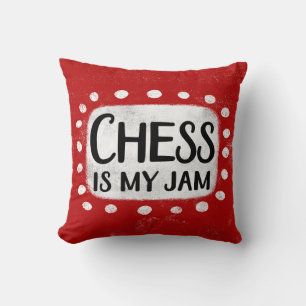 Schach ist mein Jam Throw Kissen