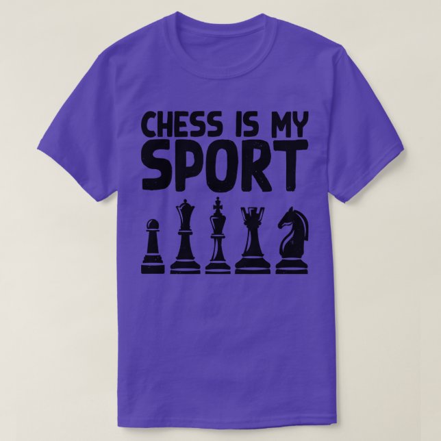 Schach ist mein Sport 1 T-Shirt (Design vorne)
