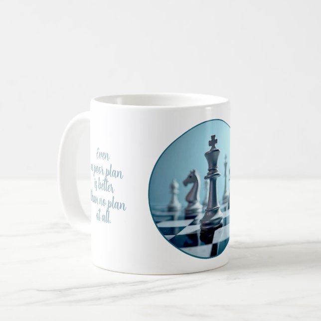 Schach Kaffeetasse (Vorderseite Links)