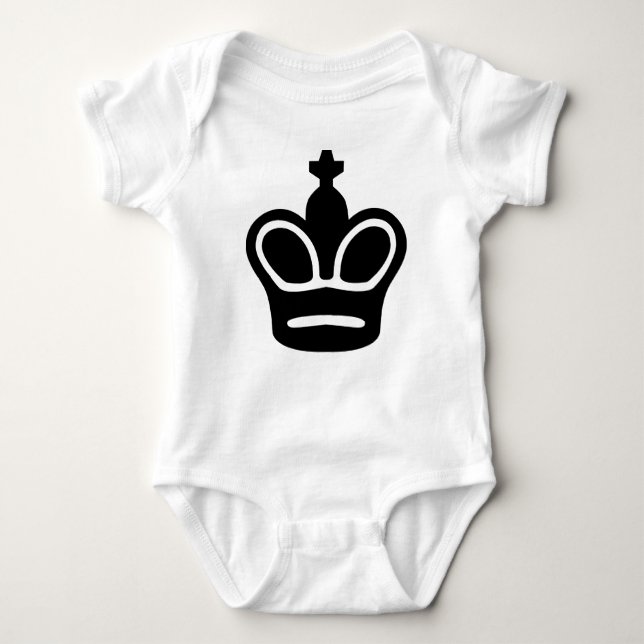 Schach King Baby Strampler (Vorderseite)