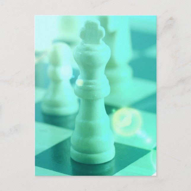 Schach King Postcard Postkarte (Vorderseite)