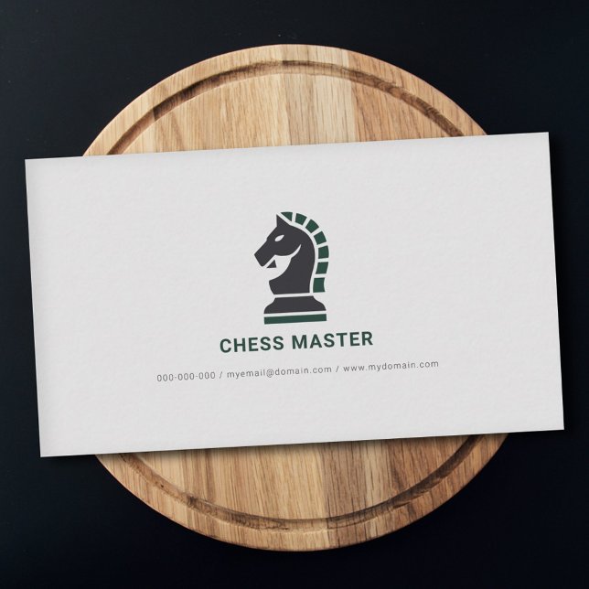 Schach Knight Visitenkarte (Chess Knight Business Card)