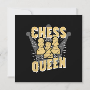 Schach Königin Kinder & Frauen Geschenk Einladung