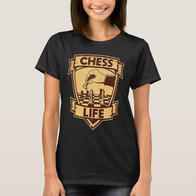 Schach-Leben-Schach-Wunderspiel T-Shirt (Vorderseite)