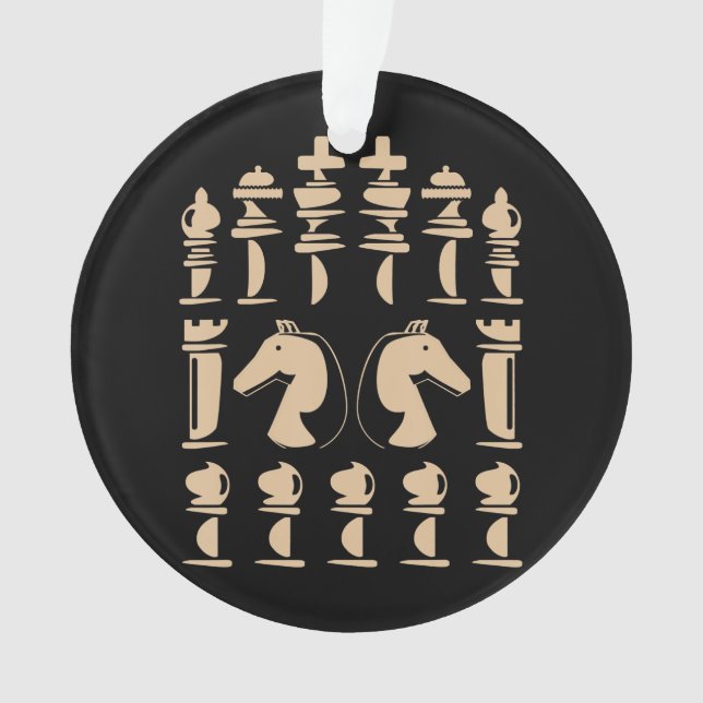 Schach:Lover | Ritterschachschach Ornament (Vorderseite)