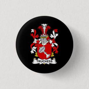 Schach Lover   Truchess-Wappen - Familienwappen Button