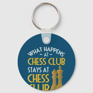 Schach Lover   Was passiert beim Schachklub Spaß? Schlüsselanhänger