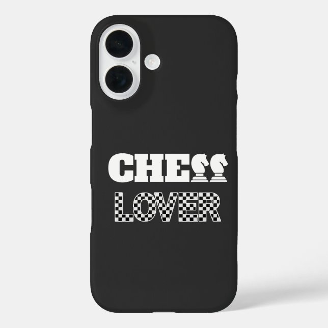 Schach Lover Weiße Ritter Kreatives Einzigartiges  iPhone 16 Hülle (Rückseite)