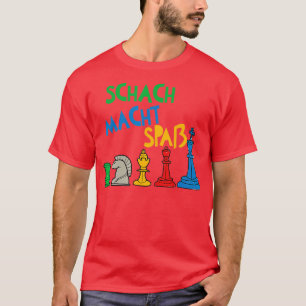 Schach macht Spaß Schachbrett Schach Pieces Grand T-Shirt