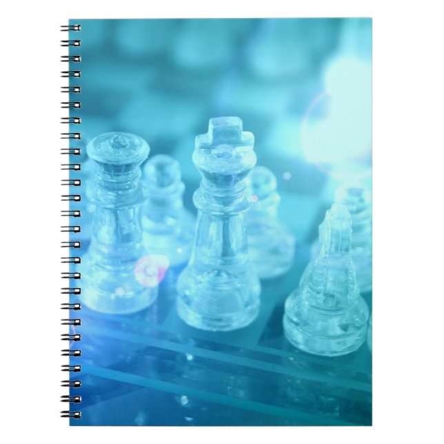 Schach-Match-Notizbuch Notizblock (Vorderseite)