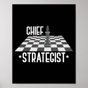 Schach mit Che strategen Ich gewinne immer diese Poster
